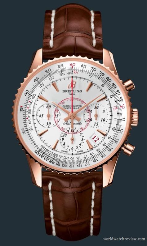 breitling montbrillant rose gold havan face|Breitling Montbrillant Chronograph Watch AB013012/G735.